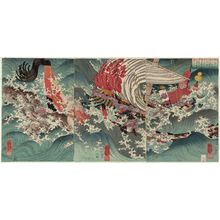 Japanese Print "Japanese print" by Utagawa Kuniyoshi, 歌川国芳 (Utagawa Kuniyoshi)