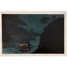 小林清親: Fireflies at Ochanomizu - ボストン美術館