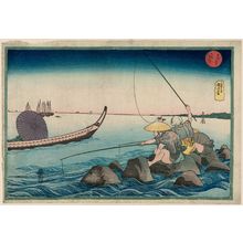 Utagawa Kuniyoshi: Teppôzu, from the series Famous Places in the Eastern Capital (Tôto meisho) - Museum of Fine Arts