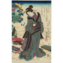 Japanese Print "Hana kurabe" by Utagawa Kunisada, 歌川国貞 (Utagawa Kunisada I (Toyokuni III))