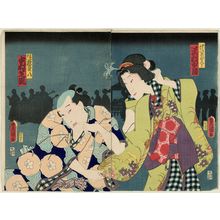 Utagawa Kunisada II: Actors Sawamura Tanosuke (R) and Nakamura Shikan (L) - Museum of Fine Arts