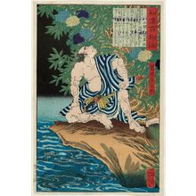Tsukioka Yoshitoshi: Saginoike Heikurô, from the series One Hundred Ghost Stories from China and Japan (Wakan hyaku monogatari) - Museum of Fine Arts