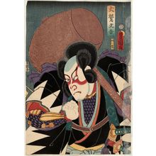 Utagawa Kunisada: Actor Kawarazaki Gonjûrô I as Ôwashi Bungo - Museum of Fine Arts