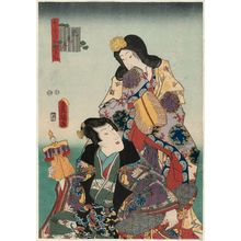 Japanese Print "The Third Month (Hanamizuki), from the series The Twelve Months (Jûnika tsuki no uchi)" by Utagawa Kunisada, 歌川国貞 (Utagawa Kunisada I (Toyokuni III))