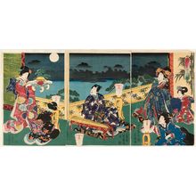 Ochiai Yoshiiku: (Tsuki no en...Suma no koto) - Museum of Fine Arts