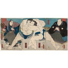 Utagawa Kunisada: Sumô Wrestlers - Museum of Fine Arts