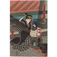 Utagawa Kunisada, 歌川国貞 (Utagawa Kunisada I (Toyokuni III))による浮世絵「Tsuki no kage...」