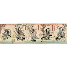 Japanese Print "Actors" by Utagawa Kunisada, 歌川国貞 (Utagawa Kunisada I (Toyokuni III))