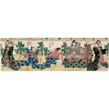 Japanese Print "Actors" by Utagawa Kunisada, 歌川国貞 (Utagawa Kunisada I (Toyokuni III))