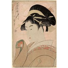 Kitagawa Utamaro: Love that Rarely Meets (Mare ni au koi) from the series Anthology of Poems: The Love Section (Kasen koi no bu) - Museum of Fine Arts