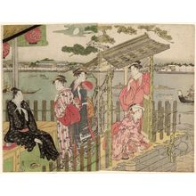 Hosoda Eishi: A Summer Gathering at the Sumiya Restaurant - Museum of Fine Arts