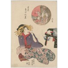 Utagawa Kunisada, 歌川国貞 (Utagawa Kunisada I (Toyokuni III))による浮世絵「The Fifth Month (Gogatsu), from the series Annual Events in the Yoshiwara (Yoshiwara nenjû gyôji)」