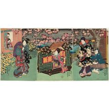 Utagawa Kunisada: Hana no en - Museum of Fine Arts
