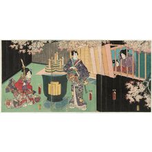 Utagawa Kunisada, 歌川国貞 (Utagawa Kunisada I (Toyokuni III))による浮世絵「Genji-e」