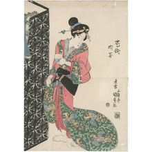 Japanese Print "Hana no michi mondô" by Utagawa Kunisada, 歌川国貞 (Utagawa Kunisada I (Toyokuni III))