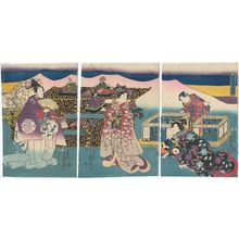 Utagawa Kunisada: Hina matsuri - Museum of Fine Arts