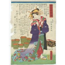 Japanese Print "Hôtsuirô Mayuzumi, from the series Biographies of Famous Women, Ancient and Modern (Kokin meifu den)" by Utagawa Kunisada, 歌川国貞 (Utagawa Kunisada I (Toyokuni III))