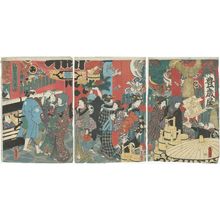 Utagawa Kunisada: Fuyu, Genji shiki no uchi - Museum of Fine Arts