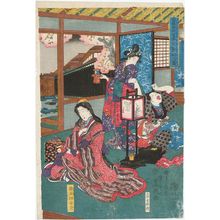 Utagawa Kunisada: Gojôzaka Akoya Hitomaru... - Museum of Fine Arts