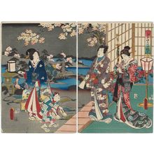 Utagawa Kunisada: No. 6 (Dairoku), from the series Comparison of Figures in Edo Purple (Edo Murasaki sugata kurabe) - Museum of Fine Arts