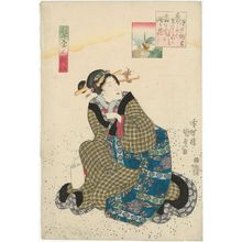 歌川国貞: Sei Shônagon, from the series Five Poetic Immortals of the Pear-blossom Courtyard (Nashitsubo gokasen) - ボストン美術館