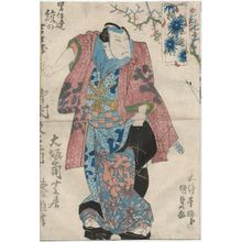 Estampe japonaise "Actor" par Utagawa Kunisada, 歌川国貞 (Utagawa Kunisada I (Toyokuni III))