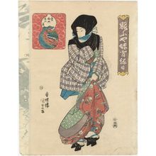 Japanischer Druck "... ennichi" von Utagawa Kunisada, 歌川国貞 (Utagawa Kunisada I (Toyokuni III))