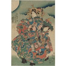 Utagawa Kunisada: Courtesan - Museum of Fine Arts