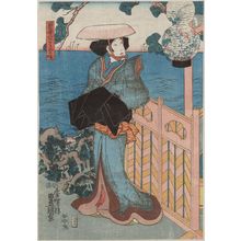 日本版画 "Actor" 由 Utagawa Kunisada, 歌川国貞 (Utagawa Kunisada I (Toyokuni III)) 创作