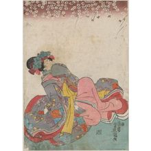 日本版画 "Actor" 由 Utagawa Kunisada, 歌川国貞 (Utagawa Kunisada I (Toyokuni III)) 创作