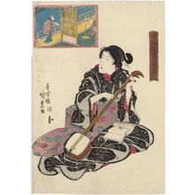 Utagawa Kunisada: The Hour of the Chicken (Tori no koku), from the series Twelve Hours in Fukagawa (Tatsumi jûni toki no uchi) - Museum of Fine Arts