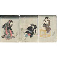 Utagawa Kunisada, 歌川国貞 (Utagawa Kunisada I (Toyokuni III))による浮世絵「Actors」