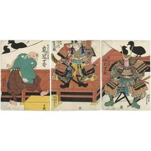 Japanischer Druck "Actors" von Utagawa Kunisada, 歌川国貞 (Utagawa Kunisada I (Toyokuni III))