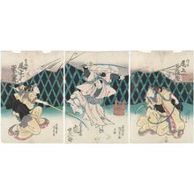 Japanischer Druck "Actors" von Utagawa Kunisada, 歌川国貞 (Utagawa Kunisada I (Toyokuni III))