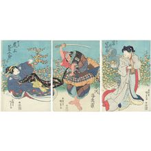 Japanese Print "Actors" by Utagawa Kunisada, 歌川国貞 (Utagawa Kunisada I (Toyokuni III))