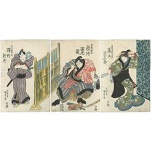 Utagawa Kunisada, 歌川国貞 (Utagawa Kunisada I (Toyokuni III))による浮世絵「Actors」