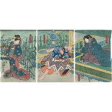 Utagawa Kunisada, 歌川国貞 (Utagawa Kunisada I (Toyokuni III))による浮世絵「Actors」