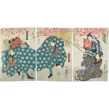 Utagawa Kunisada, 歌川国貞 (Utagawa Kunisada I (Toyokuni III))による浮世絵「Actors」