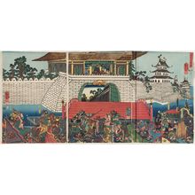 Utagawa Kuniyoshi, 歌川国芳 (Utagawa Kuniyoshi)による浮世絵「Chûtatsu Kômei kakomi no zu」