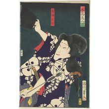 Toyohara Kunichika: from the series Mirror of Demonic People, Good and Evil (Zen'aku kijin kagami) - Museum of Fine Arts