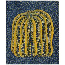 Japanese Print "A Pumpkin (BT)" by Yayoi Kusama
