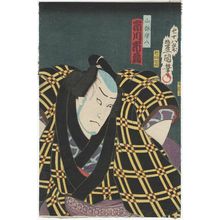 日本版画 "Actor Ichikawa Ichizô III as Yamabayashi Fusahachi" 由 Utagawa Kunisada, 歌川国貞 (Utagawa Kunisada I (Toyokuni III)) 创作