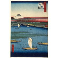 Utagawa Hiroshige: Mitsumata Wakarenofuchi (Mitsumata Wakarenofuchi), from the series One Hundred Famous Views of Edo (Meisho Edo hyakkei) - Museum of Fine Arts