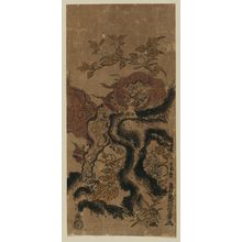 Okumura Masanobu: Lion, Peonies, and Rock - Museum of Fine Arts