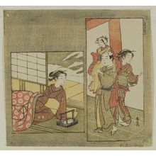 Suzuki Harunobu: The Eleventh Month (Jûichigatsu), from an untitled series of Twelve Months - Museum of Fine Arts