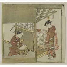 Suzuki Harunobu: The Ninth Month (Kugatsu), from an untitled series of Twelve Months - Museum of Fine Arts