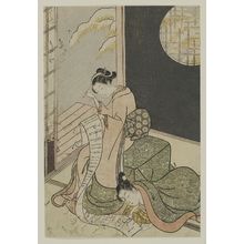 Suzuki Harunobu: Couple at a Kotatsu Reading a Letter - Museum of Fine Arts