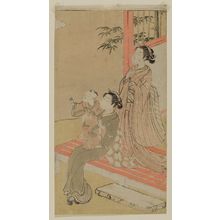 Suzuki Harunobu: Women and Child Viewing the Moon - Museum of Fine Arts