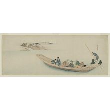 Katsushika Hokusai: Ferry Boat - Museum of Fine Arts