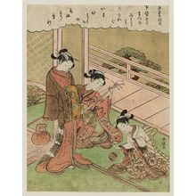 Suzuki Harunobu: Poem by Minamoto no Muneyuki Ason, from an untitled series of Thirty-six Poetic Immortals (Sanjû rokkasen) - Museum of Fine Arts